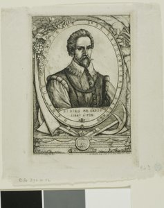 Retrato de René de Laudonnière Sablais (de Burdigale) de Charles Meryon