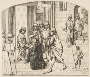 Apresentação de Valério Máximo ao rei Luís XI, 1862. de Charles Meryon