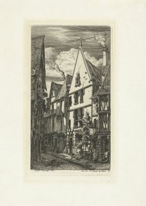 Straat Rue des Toiles em Bourges
Rue des Toiles em Bourges de Charles Meryon