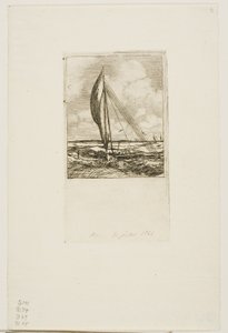 Swift-Sailing Proa, Arquipélago de Mulgrave, Oceania de Charles Meryon