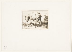 A ovelha com dois cordeiros de Charles Meryon