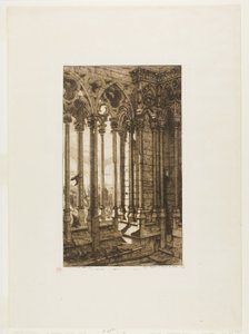 A Galeria de Notre-Dame, Paris de Charles Meryon