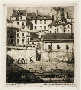 O necrotério, Paris de Charles Meryon