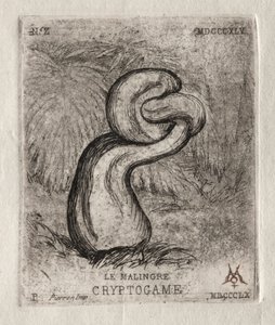O Criptograma Doentio, 1860. de Charles Meryon