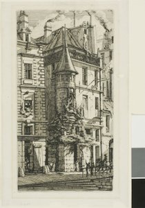 Torreta da rue de la Tixeranderie. de Charles Meryon