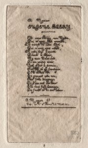 Versos para Eugene Bléry de Charles Meryon