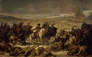 Após a Batalha de Eylau, 9 de fevereiro de 1807 (óleo sobre tela) de Charles Meynier