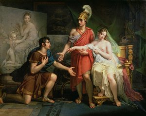 Alexandre, o Grande (356-323 aC) Hands Over Campaspe to Apelles, 1822