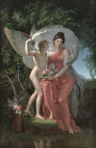 Erato, musa da poesia lírica, 1800.