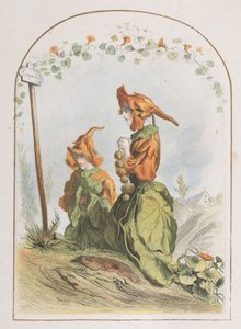 Nasturtium, de Animated Flowers, 1820-70., 1820-70.