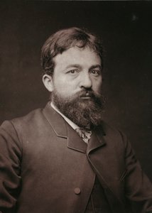 Álbum Artístico e Biográfico, 5º ano, salão 1885; retrato de Pierre Fritel (1853-1942), pintor francês, escultor e gravador
