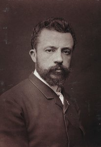 Álbum Artístico e Biográfico, 5º ano, salão 1885; retrato do pintor belga Evariste Carpentier (1845-1922)