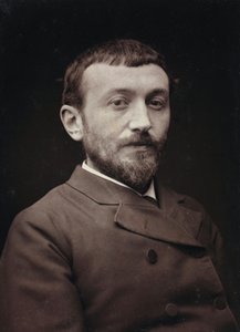 Álbum Artístico e Biográfico, 5º ano, salão 1885; retrato do pintor francês Alfred-Henri Bramtot (1852-1894)