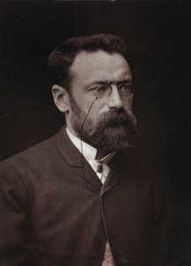 Álbum Artístico e Biográfico, 5º ano, salão 1885; retrato do pintor francês Paul Tavernier (1852-1943)