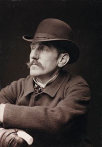 Álbum Artístico e Biográfico, 5º ano, salão 1885; retrato do pintor francês Georges-Louis Hyon (1855-1901)