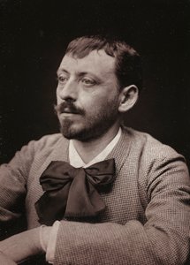 Álbum Artístico e Biográfico, 5º ano, salão 1885; retrato do pintor francês Frédéric Montenard (1849-1926)
