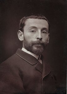 Álbum Artístico e Biográfico, 6º ano, Salão 1885; Retrato do pintor francês Alexandre Bloch (1862-1906)
