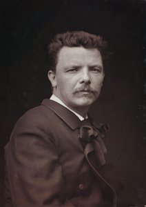 Álbum Artístico e Biográfico, 6º ano, Salão 1885; retrato do pintor francês Eugène Carrière (1849-1906)