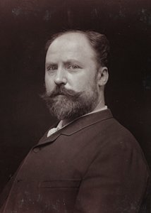 Álbum Artístico e Biográfico, 6º ano, Salão 1885; retrato do pintor francês Paul Grolleron (1848-1901)