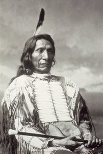 Red Cloud Chief (1822-1909) 1880 (foto a p/b)