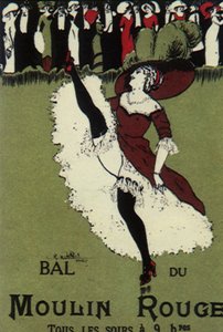 Moulin Rouge Ball (lito colorido) de Charles Naillod