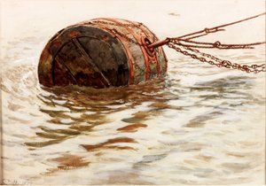 Bóia (bodycolour) de Charles Napier Hemy