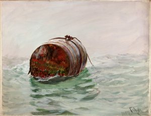 Bóia (bodycolour e aguarela no papel) de Charles Napier Hemy