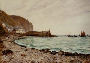 Puxando as redes, 1891 (wc) de Charles Napier Hemy