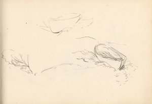Sketchbook (óleo e lápis no papel) de Charles Napier Hemy