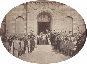 Asilo Imperial de Vincennes: 15 de agosto, a saudação ao imperador de Charles Nègre