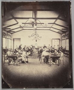 Asilo Imperial de Vincennes, sala de jogos de Charles Nègre