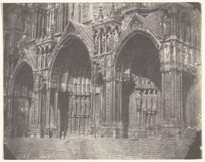 Portal no lado sul da catedral de Chartres de Charles Nègre