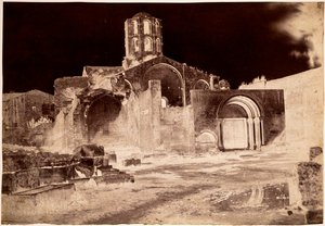 Saint-Honorat des Alyscamps «Arles» de Charles Nègre