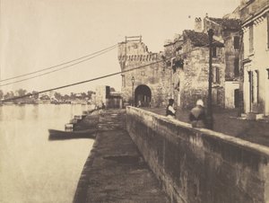 Arles, Chestnut Gate, 1852. de Charles Nègre