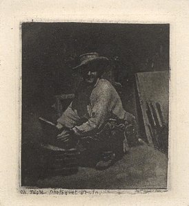 [O Pedreiro Agachado] de Charles Nègre