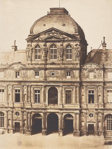 Pavilhão do Relógio, Louvre, Paris de Charles Nègre