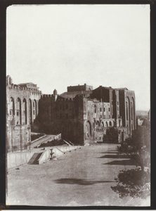 O Palácio do Papa, Avignon de Charles Nègre