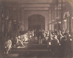 O Refeitório do Asilo Imperial em Vincennes, 1858-59. de Charles Nègre