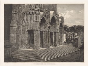 Placa XII – Catedral de Chartres, Portico du Midi (Placa XII – Catedral de Chartres, entrada sul)