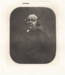 Placa IX – Retrato de Jules Janin, depois de Nadar (Placa IX – Retrato de Jules Janin, de Nadar) de Charles Nègre, Nadar, André Jammes