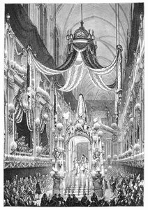 Funeral em Notre Dame, Paris, 1746, 1885.