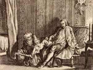 A cortesã apaixonada de Charles Nicolas Cochin