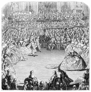 Minuet Dancer And The King, 1754, 1885.