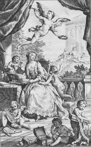 Retrato de Madame de Pompadour, ca. 1745.