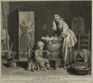 A lavadeira de Charles Nicolas Cochin I