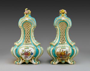 Par de Vasos Triangulares Pot-pourri de Charles Nicolas Dodin