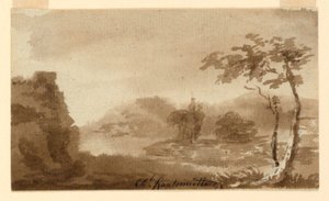 Uma paisagem de Charles Nicolas Ransonnette