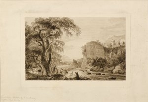 Paisagem (gravura) de Charles Oliver Murray