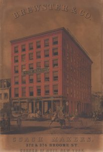 Brewster & Co. Coach Makers, 372 e 374 Broome St., ca. 1860-70