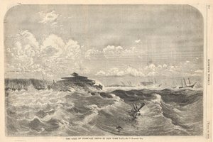 O vendaval de 10 de fevereiro na baía de Nova York de Charles Parsons